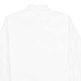 ETERNA Mens Plain Shirt White Long Sleeve L