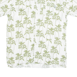 LINDBERGH Mens Hawaiian Shirt White Crazy Pattern L