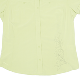 COLUMBIA Womens Plain Shirt Green XL