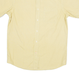 RENATO CAVALLI Mens Shirt Yellow Check S