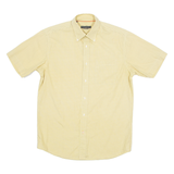RENATO CAVALLI Mens Shirt Yellow Check S