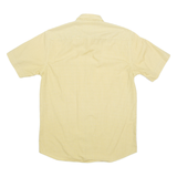 RENATO CAVALLI Mens Shirt Yellow Check S