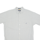 NAUTICA Mens Shirt Grey Check XL