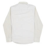 NAUTICA Mens Plain Shirt Beige Long Sleeve L