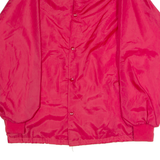 WEST ARK Estanislao Chapter 58 Mens Coach Jacket Red Nylon 80s USA 2XL