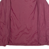 RENNOC USAR 300th Field Hospital Mens Coach Jacket Maroon Nylon 80s USA L