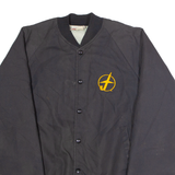HARTWELL Flying J Travel Plaza Cheyenne WY Mens Bomber Jacket Black 90s USA M