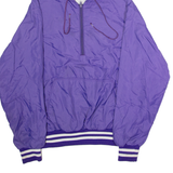 RENNOC County Tennis Mens Pullover Jacket Purple 90s USA Hooded L