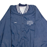 HARTWELL CWEA Best Of The Best 1996 'Gary' Mens Bomber Jacket Blue Nylon 90s USA 2XL