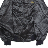 WEST ARK Marysville Chiefs 'Kia' Mens Bomber Jacket Black Nylon 90s USA M