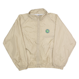 LOGO ATHLETIC Youthlinks California Mens Windbreaker Jacket Beige Nylon 90s USA XL