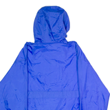 HOLLOWAY Franklin Mens Pullover Jacket Blue Nylon 90s USA Hooded L