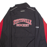 CCM Stittsville Rams Ice Hockey 'Kevin' Mens Windbreaker Jacket Black 90s USA XL