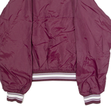 Chico State Basketball 'Schef' Mens Pullover Jacket Maroon Nylon 80s USA M