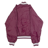 Chico State Basketball 'Schef' Mens Pullover Jacket Maroon Nylon 80s USA M