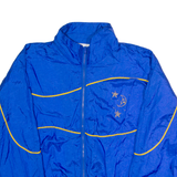 BASIC RITUALS Womens Shell Jacket Blue Nylon 80s L