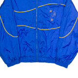 BASIC RITUALS Womens Shell Jacket Blue Nylon 80s L