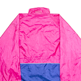 MARATHON SPORTS Womens Shell Jacket Pink 90s Colourblock M