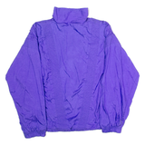 GREAT CAVALIER Ruched Womens Shell Jacket Purple Nylon 80s L