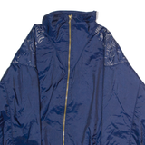 OUTBROOK Womens Shell Jacket Blue Nylon 90s L