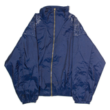 OUTBROOK Womens Shell Jacket Blue Nylon 90s L