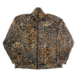 LADY BEAR Womens Shell Jacket Beige Silk 90s 2XL