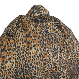 LADY BEAR Womens Shell Jacket Beige Silk 90s 2XL