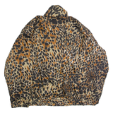 LADY BEAR Womens Shell Jacket Beige Silk 90s 2XL