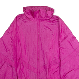PACIFIC TRAIL COUNTRY CLUB Mens Shell Jacket Pink Nylon 90s Hooded XL