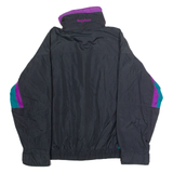 COLUMBIA Bugaboo Womens Rain Jacket Black Nylon 90s Colourblock L