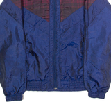 SUNTERRA Womens Shell Jacket Blue 90s Plaid M