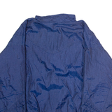 BOLD SPIRIT Womens Shell Jacket Blue Nylon 90s Floral S