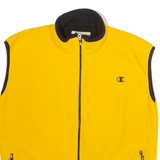 CHAMPION Mens Fleece Gilet Yellow L