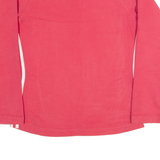 ADIDAS Womens T-Shirt Pink Long Sleeve V-Neck UK 12