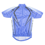 CRANE Cycling Mens Jersey Blue 1/4 Zip S