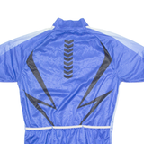 CRANE Cycling Mens Jersey Blue 1/4 Zip S
