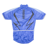 CRANE Cycling Mens Jersey Blue 1/4 Zip S