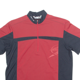 SUGOI Cycling Mens Jersey Maroon 1/4 Zip L