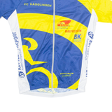 ANDEER Cycling Mens Jersey Blue 1/4 Zip S