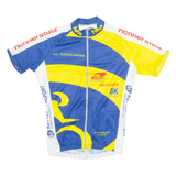 ANDEER Cycling Mens Jersey Blue 1/4 Zip S