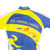 ANDEER Cycling Mens Jersey Blue 1/4 Zip S