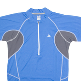 DARE2B Cycling Mens Jersey Blue 1/4 Zip L