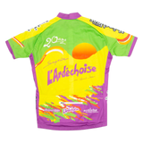 GSG Cycling Mens Jersey Yellow 1/4 Zip M