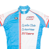 VERMARC Cycling Mens Jersey Blue 1/4 Zip L