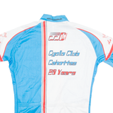 VERMARC Cycling Mens Jersey Blue 1/4 Zip L