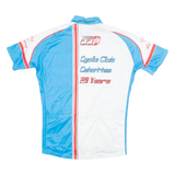 VERMARC Cycling Mens Jersey Blue 1/4 Zip L