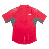 THE NORTH FACE Cycling Mens Jersey Red 1/4 Zip M