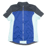 CRIVIT Cycling Womens Jersey Blue 1/4 Zip L