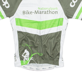 89 SPORTS Cycling Mens Jersey Green 1/4 Zip XS