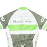 89 SPORTS Cycling Mens Jersey Green 1/4 Zip XS